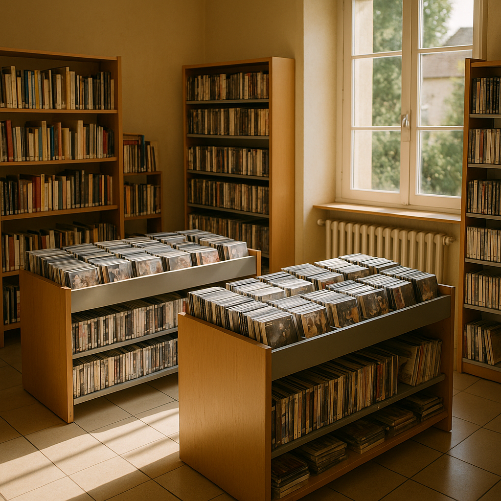 Comment emprunter des DVD en bibliothèque Touraine Vallée ?