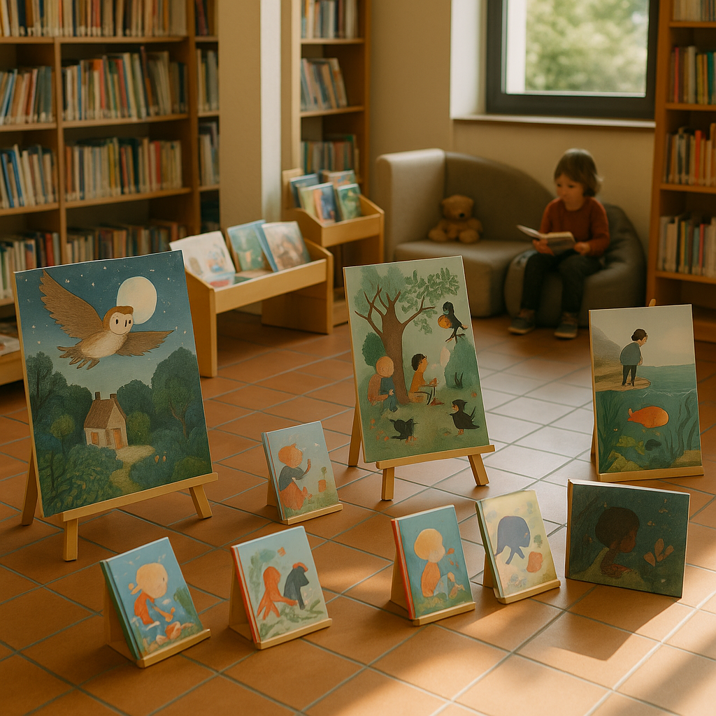 Exposition jeunesse en bibliothèque Touraine Vallée : guide